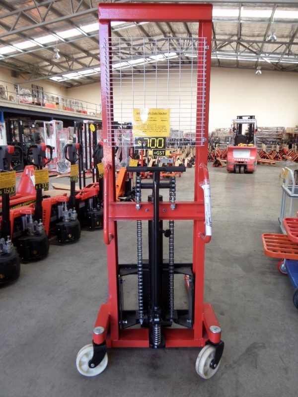 S10NL Light Duty Narrow Stacker 1Ton/1.6m